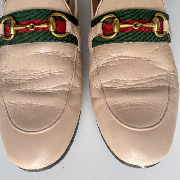Gucci brixton horsebit & web convertible loafer in skin rose - Picture 4 of 15